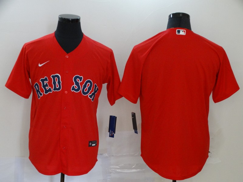 Men Boston Red Sox blank red Nike Game MLB Jerseys->nfl hats->Sports Caps